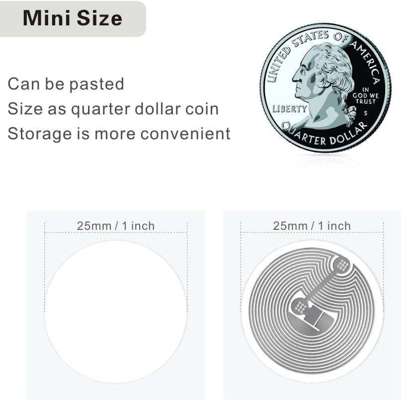 10 Eco-Friendly NFC Stickers with NTAG215 Chip – Effortless Device Interactions