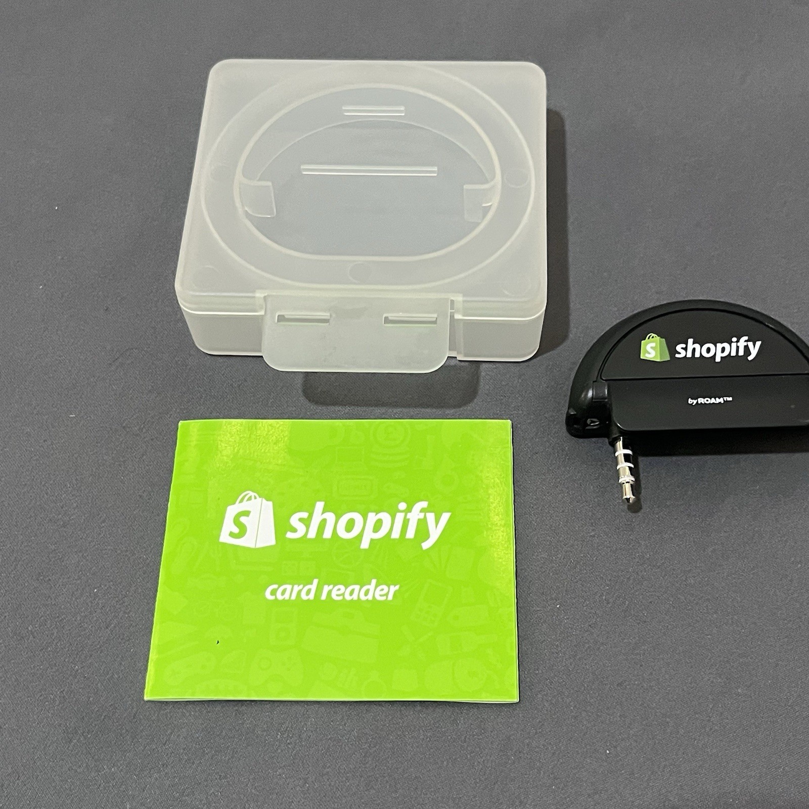 Shopify Mobile Card Reader Apple Android 3.5mm Headphone Jack POS Money Payment