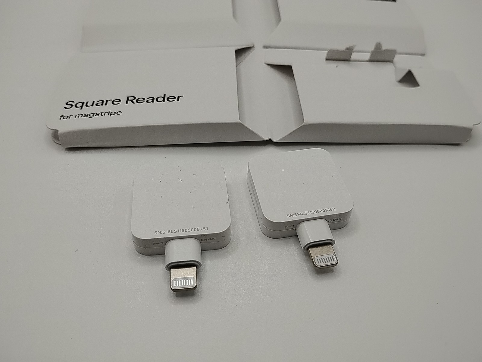 Square Reader for Magstripe Lightning Lot Of Two Open Box New