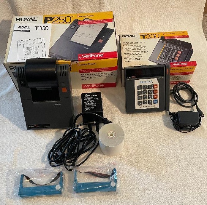 Verifone T330 Credit Card Reader and Verifone P250 Receipt Printer FREE SHIPPING