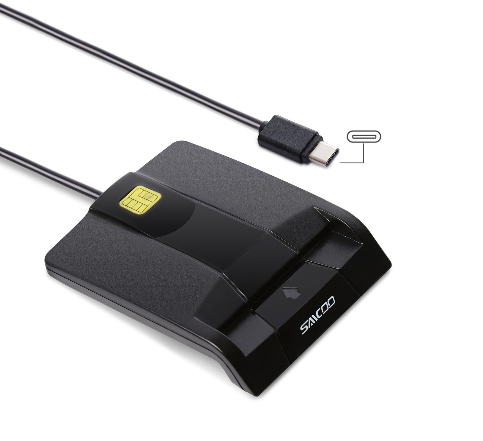 USB-C Smart Card Reader CAC DOD Compatible Windows Mac OS XP/7/8/10