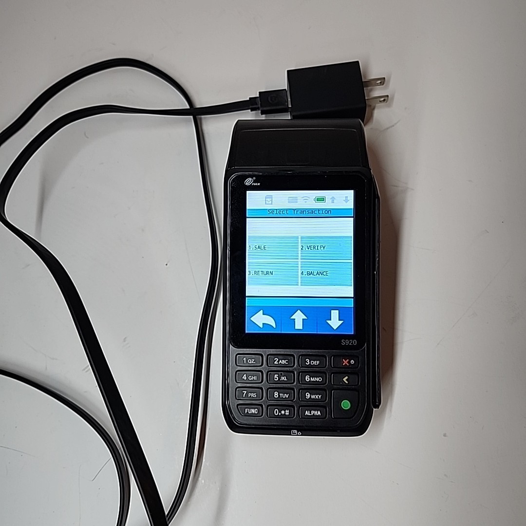 PAX S920 Mobile POS Credit Card Terminals Bluetooth Wireless – Not Tested
