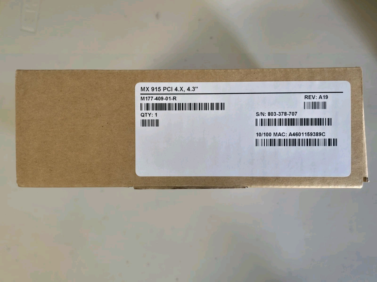 New VeriFone MX 915 Credit Card Pinpad Payment Terminal M177-409-01-R Sealed