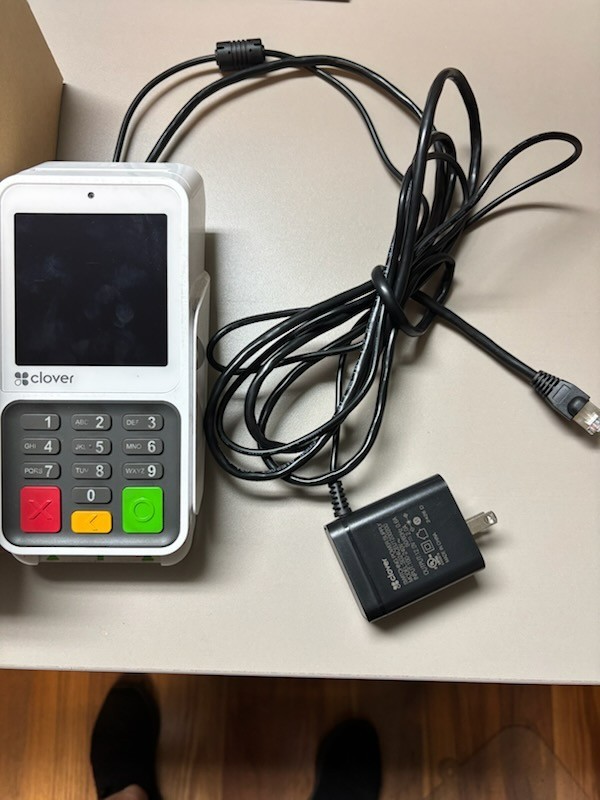 Used-Clover Compact C801 Wired Credit Card Terminal/Reader