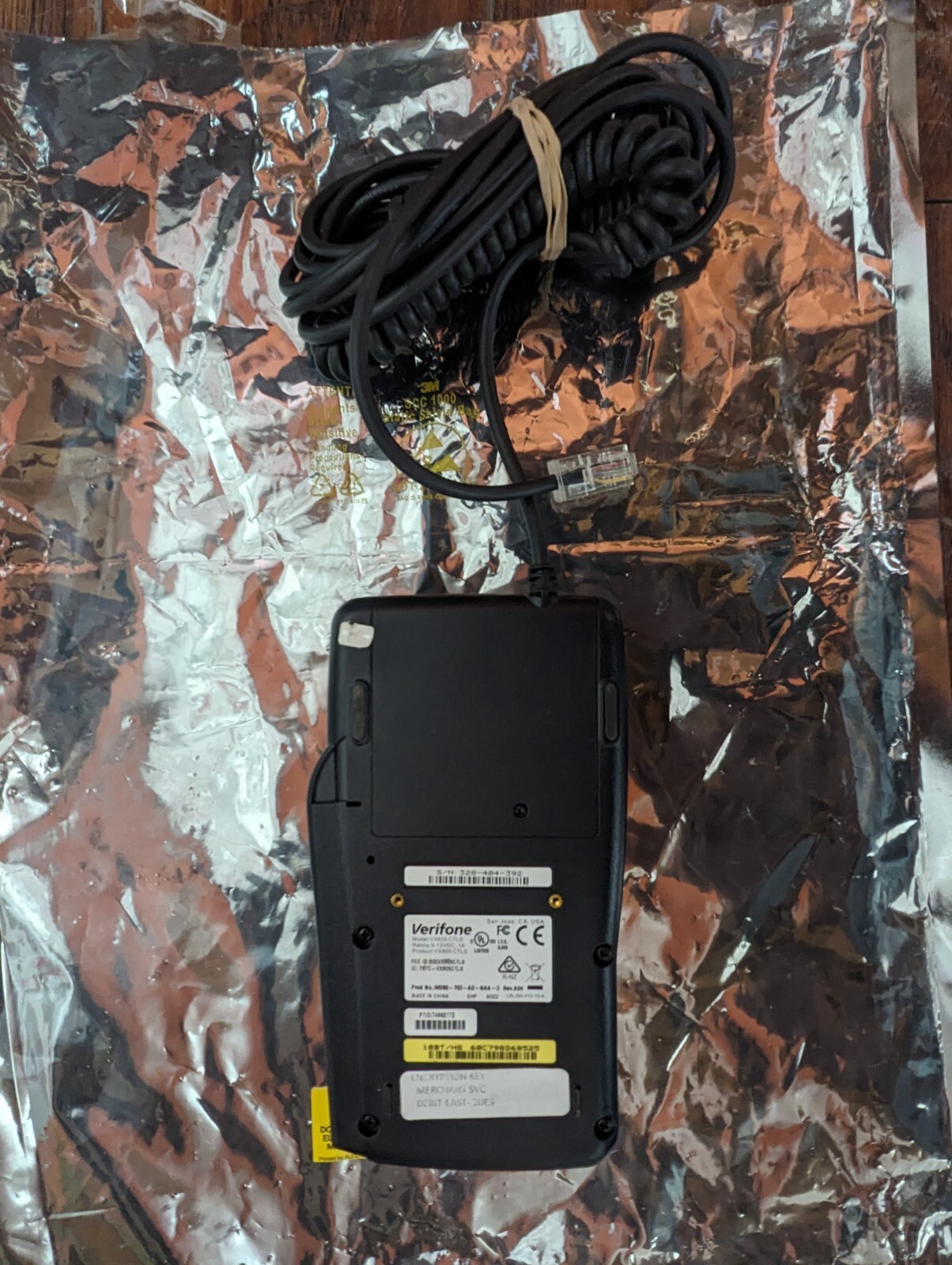 Verifone VX805 CTLS Credit Card Reader w/Pin Pad
