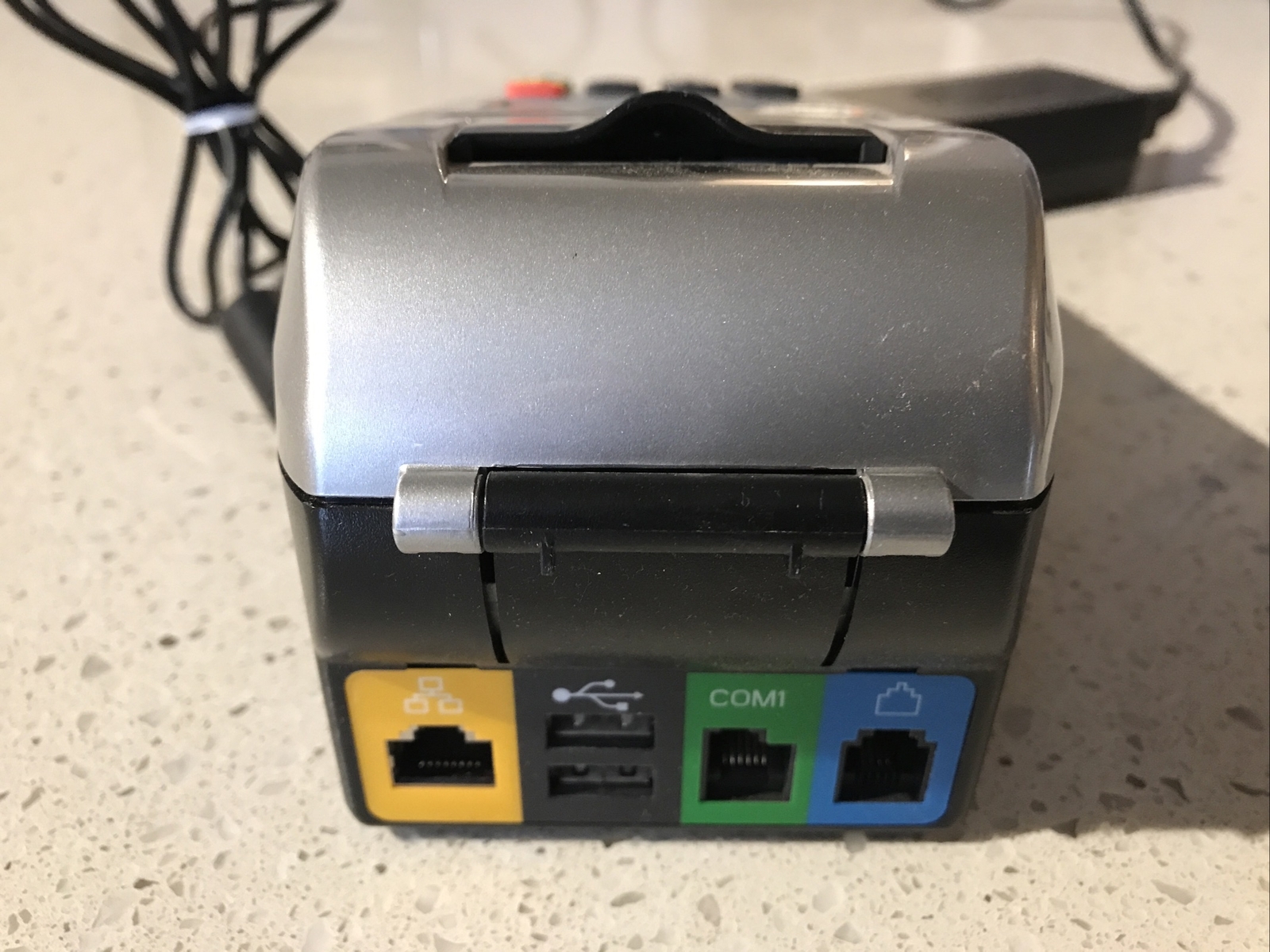 First Data FD100ti Silver Credit Card Terminal – Power cord