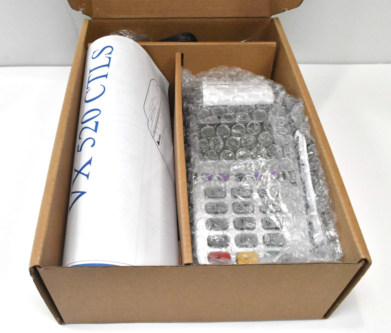 New VeriFone VX520 Credit Card Machine Terminal M252-653-03-NAA-3 Dial ETH/CTLS