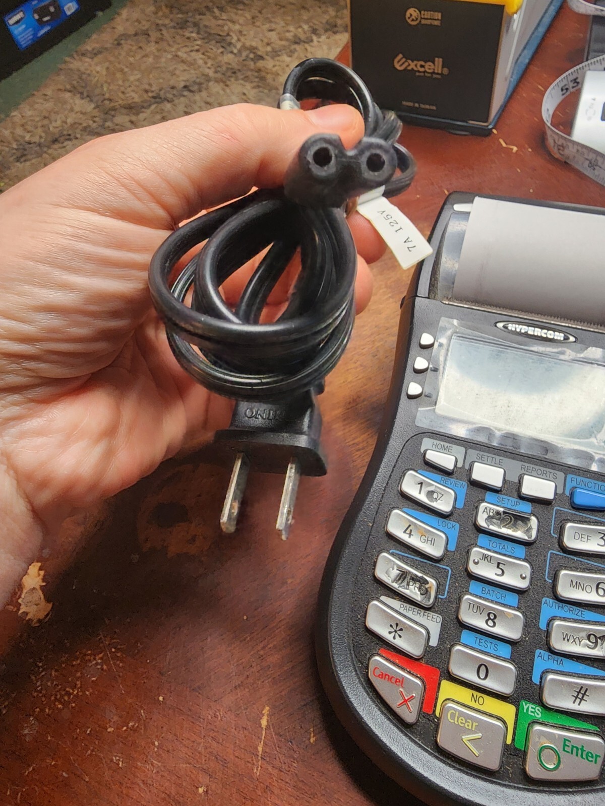 Hypercom Optimum T4210 Point Of Sale Credit Card Terminal