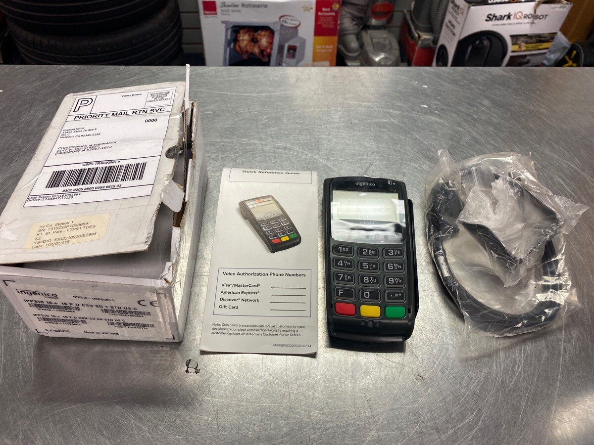 USED INGENICO IPP310 CREDIT CARD TERMINAL (QUC009460)
