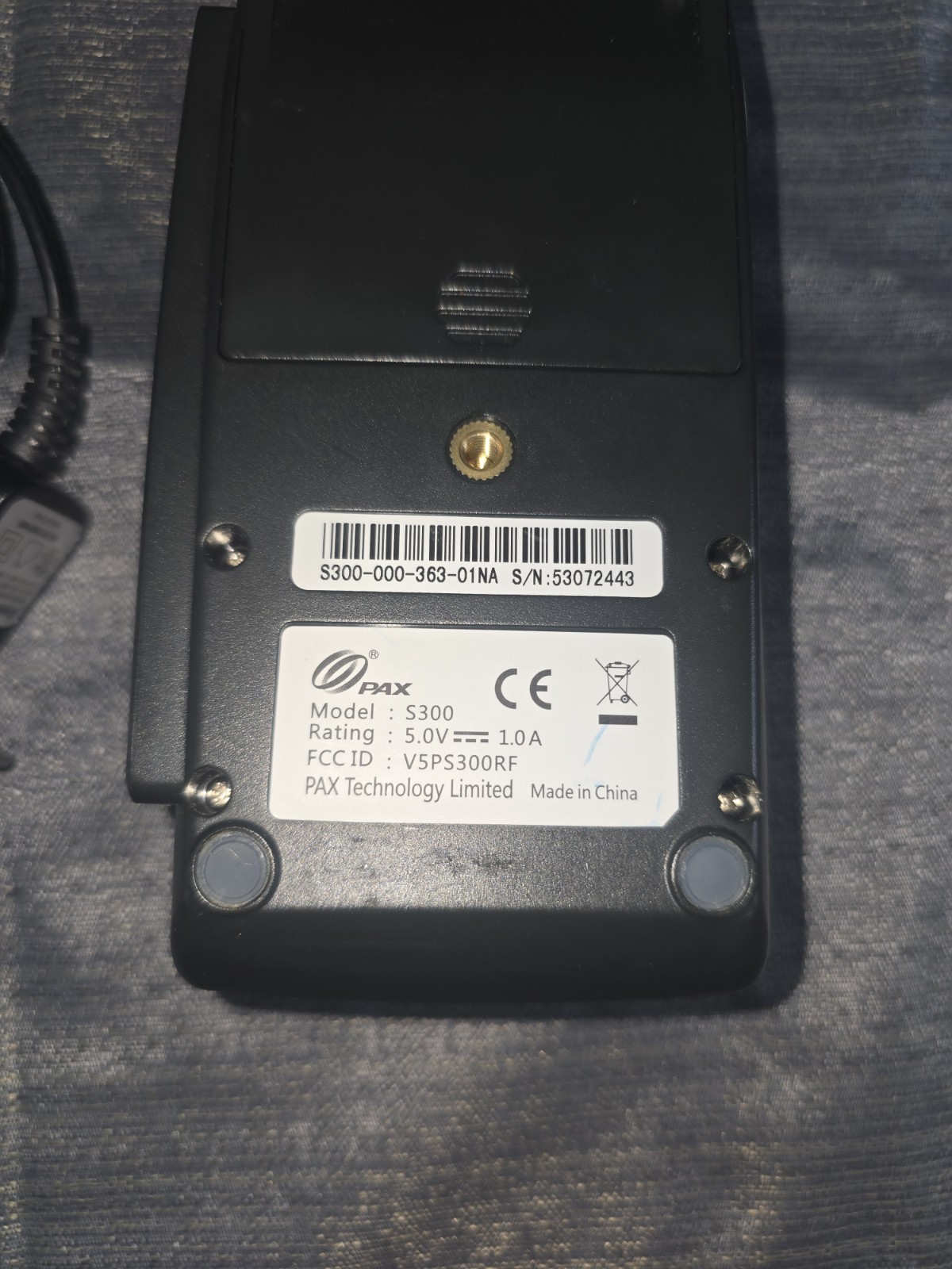 PAX S300 Integrated Pin Pad Credit Card Terminal