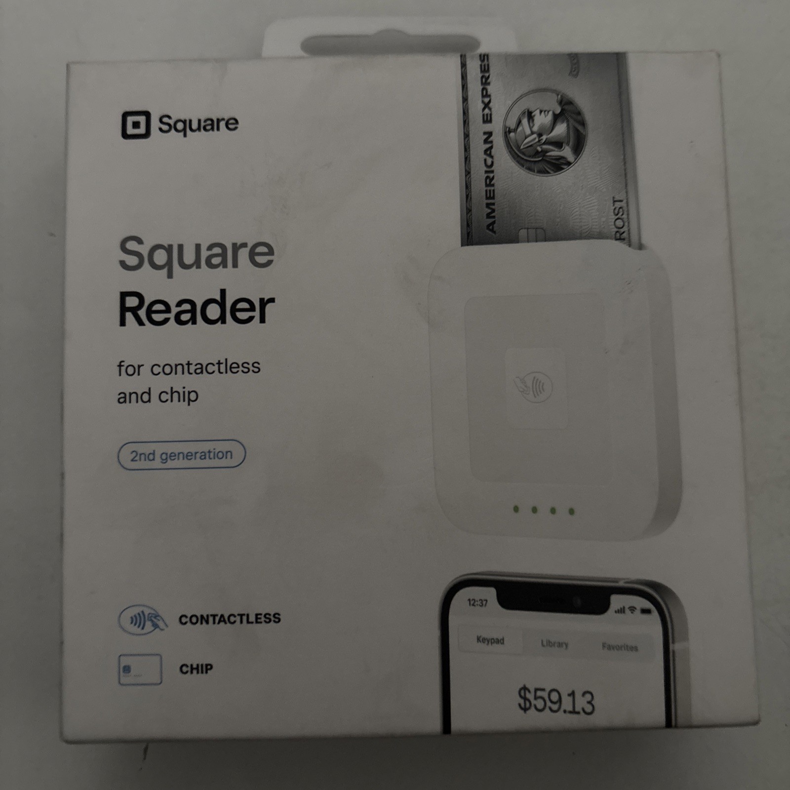 Square Reader 2nd Gen – Contactless + Chip – Brand New Sealed