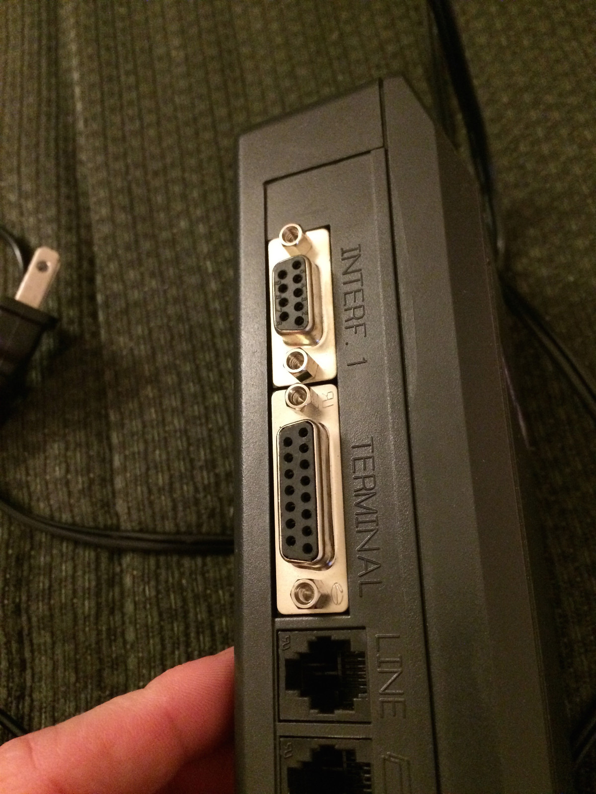 BLACK THALES POWER & INTERFACE UNIT TALENTO CREDIT CARD DEVICE CORD!