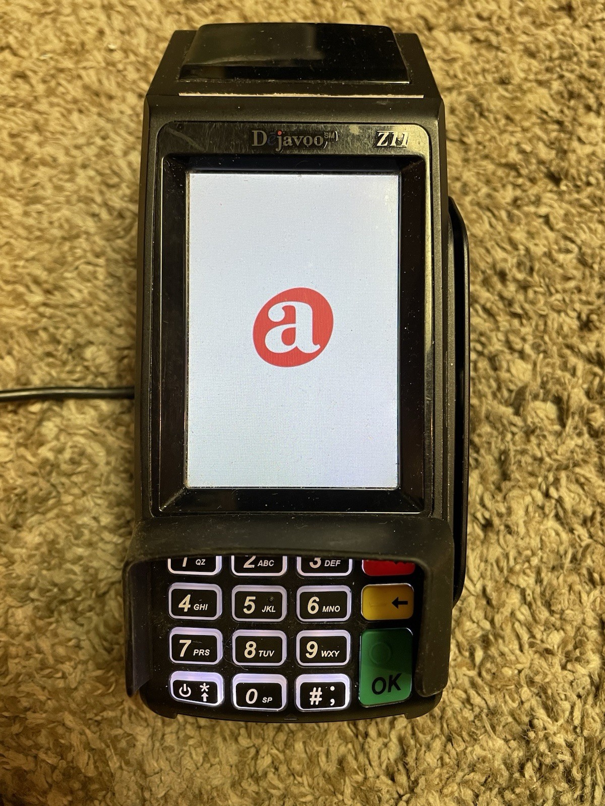 D Javoo Z11 Credit Card Reader w/Power Supply Vega 3000 – TESTED! FREE SHIP!