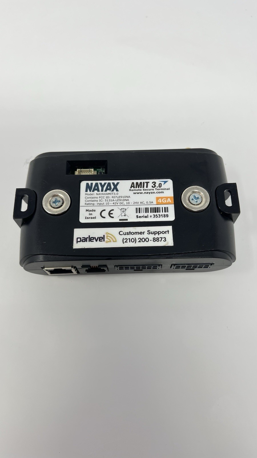 Nayax Amit 3.0 CC Vending Machine Monitoring Telemetry Remote Terminal Untested