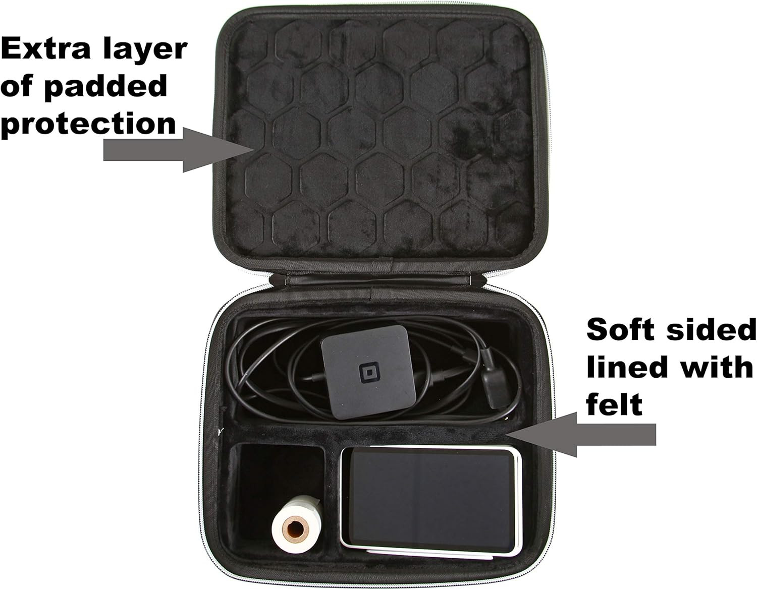Square Reader Case – Fits Square Terminal Charger and 4 Card Reader Receipt Pape