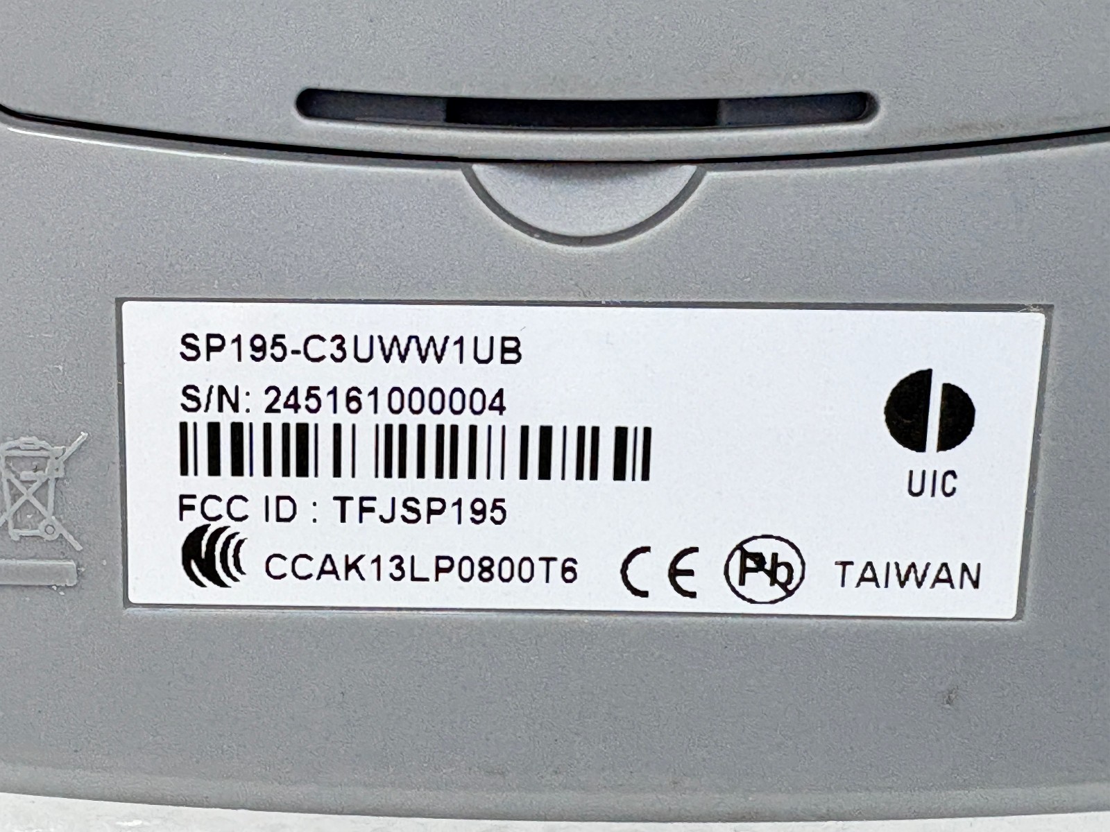 Pre Owned | UIC SP195 USB Smart Card Reader POS Payment Terminal Device – White