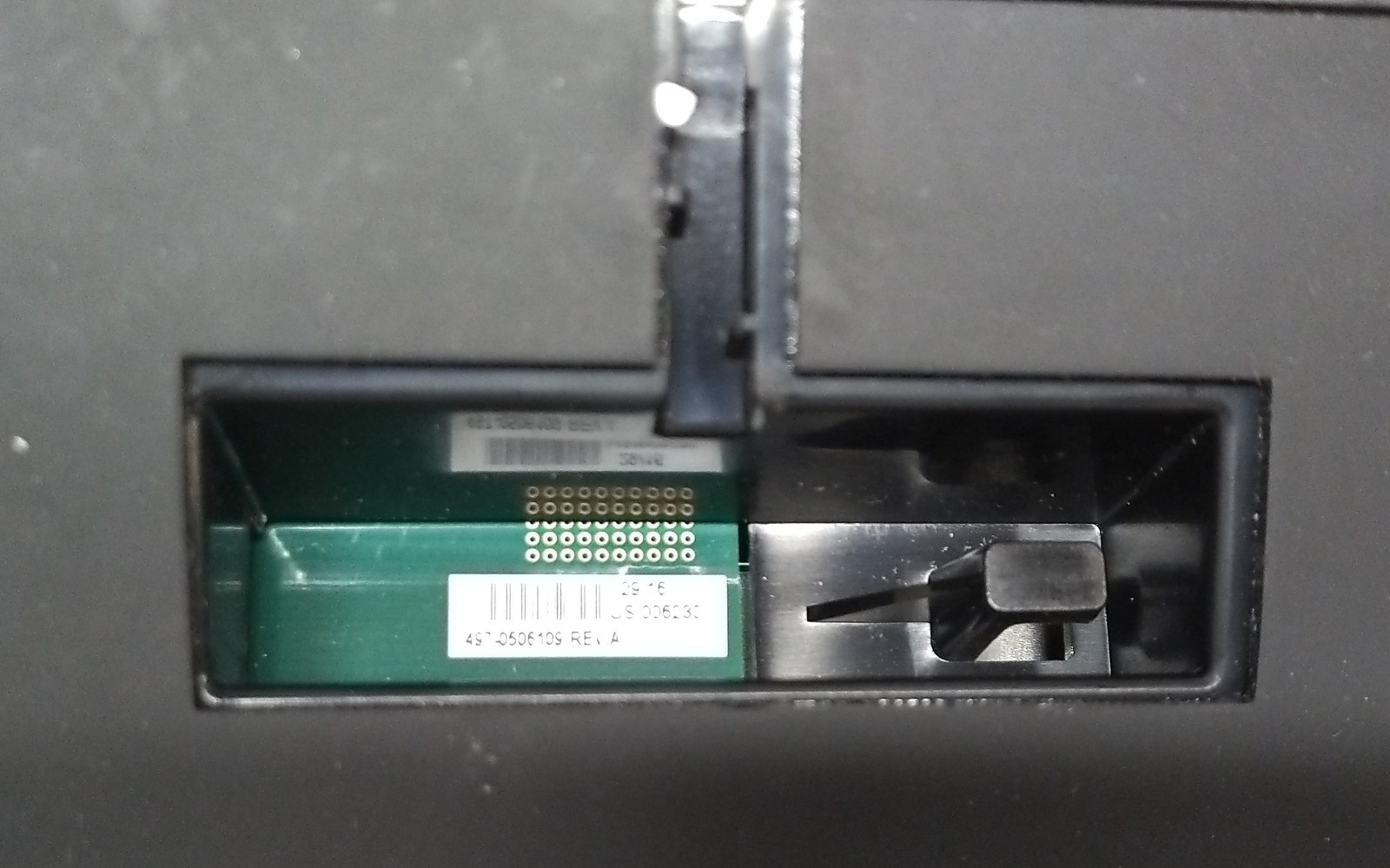 NCR Credit Card Swiper Reader HTF Black Store Screen Gray 5938-0001-9001