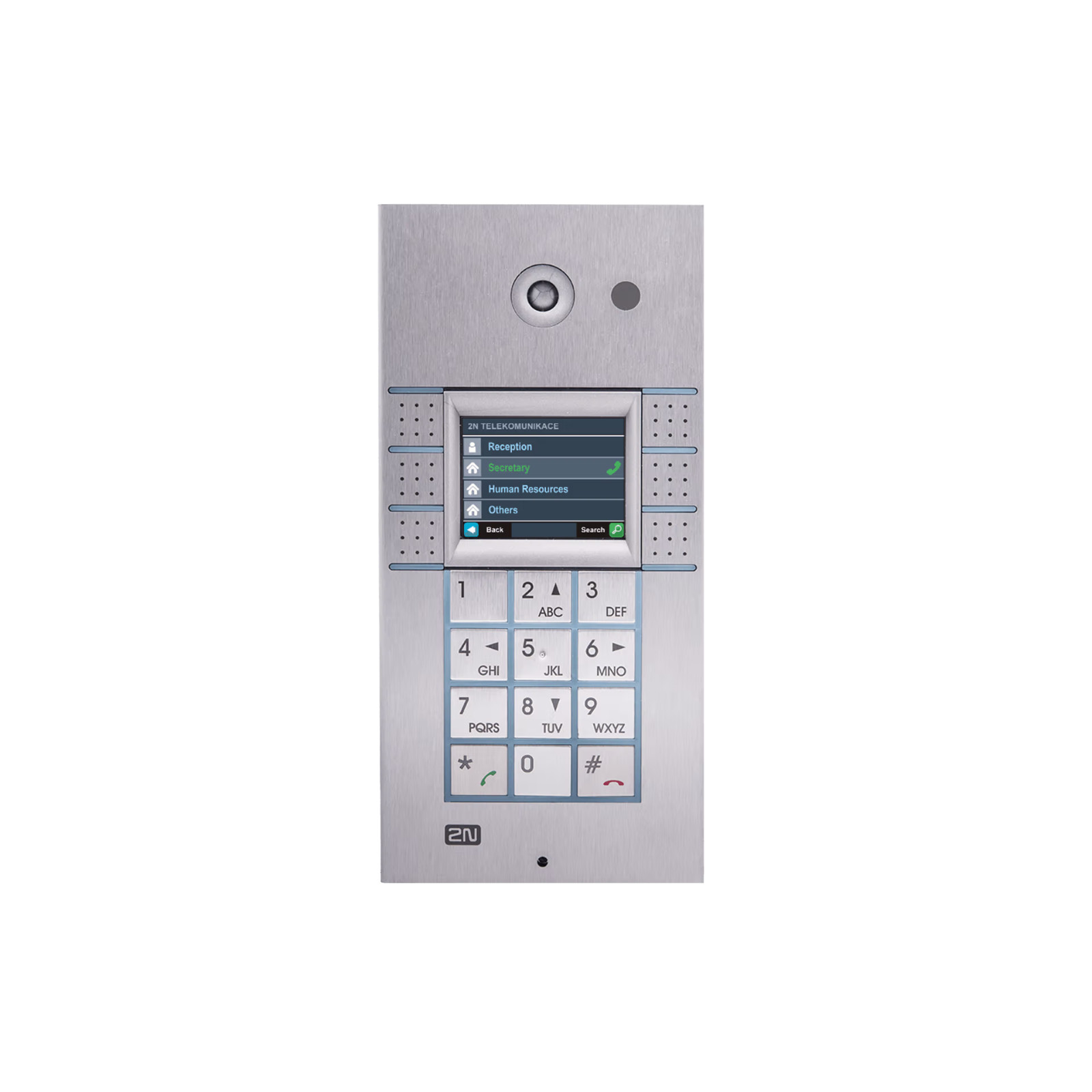 01319-001 – 2N IP Vario 6-Button Intercom System with Camera, Display & Keypad