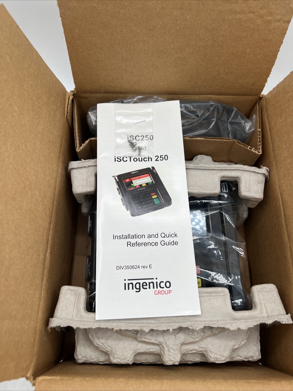 NEW OPEN BOX Ingenico ISC Touch 250 Payment Terminal – Black