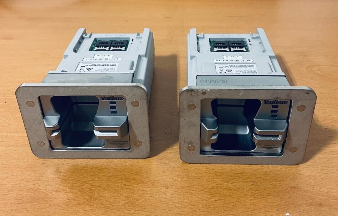 Lot of 2 Verifone UX300-MDB Credit Card Reader M159-300-010-WWA-B @D2