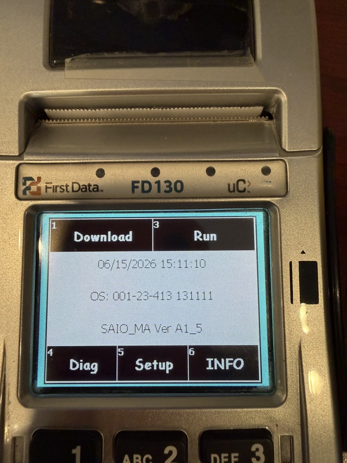 First Data FD130 Credit Card Terminal