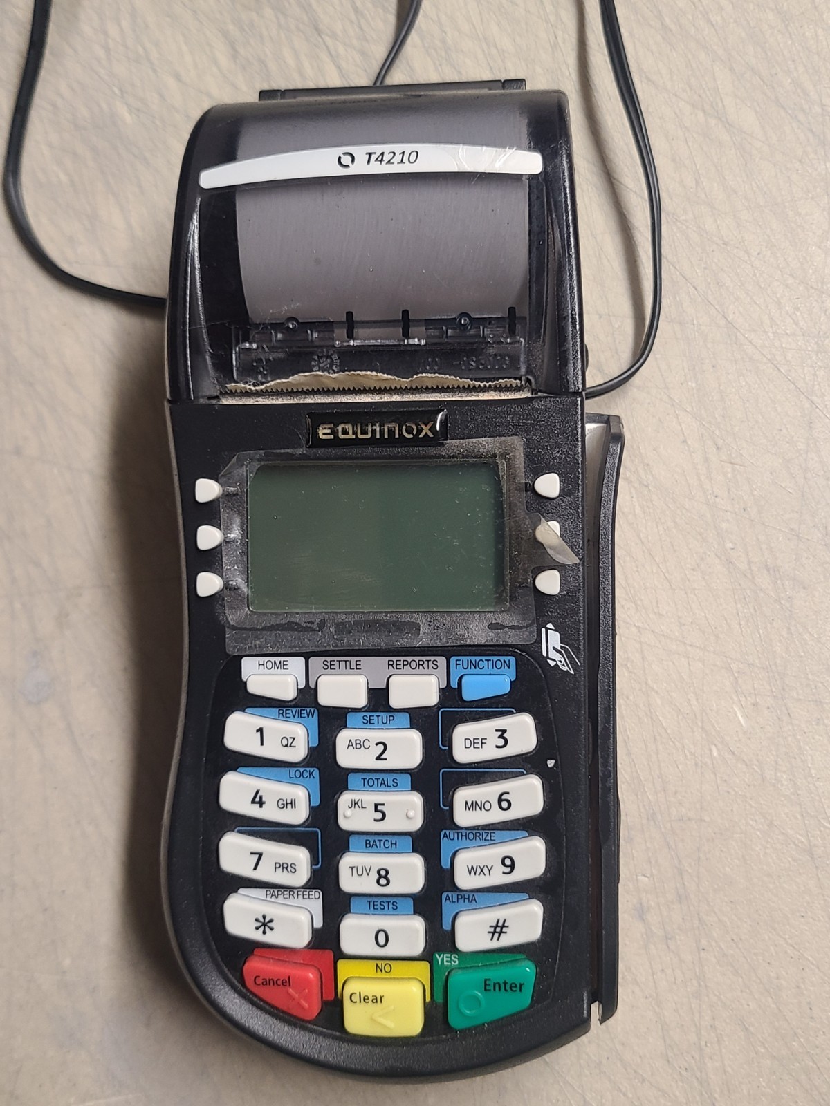 Equinox Optimum T4210 EVO Credit Card Chip Interac Debit Reader Terminal Machine