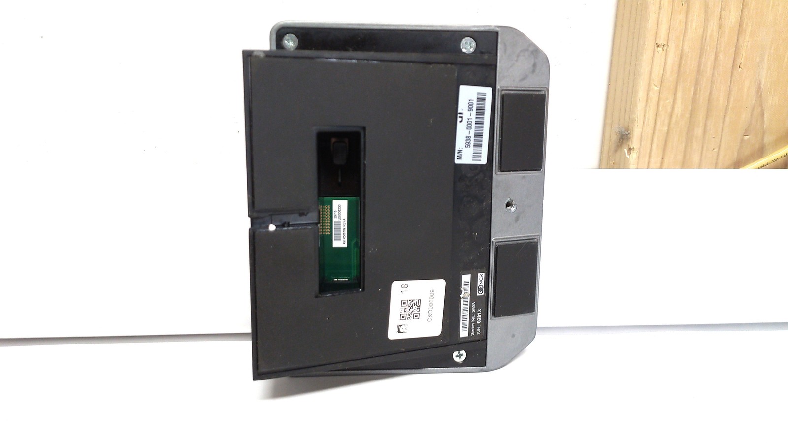 NCR Credit Card Swiper Reader HTF Black Store Screen Gray 5938-0001-9001