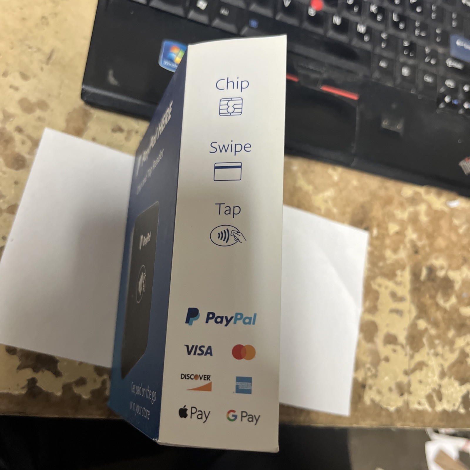 NEW PayPal HERE Chip and Tap Credit/Debit Card Reader / Card Scanner PCTUSDCRT