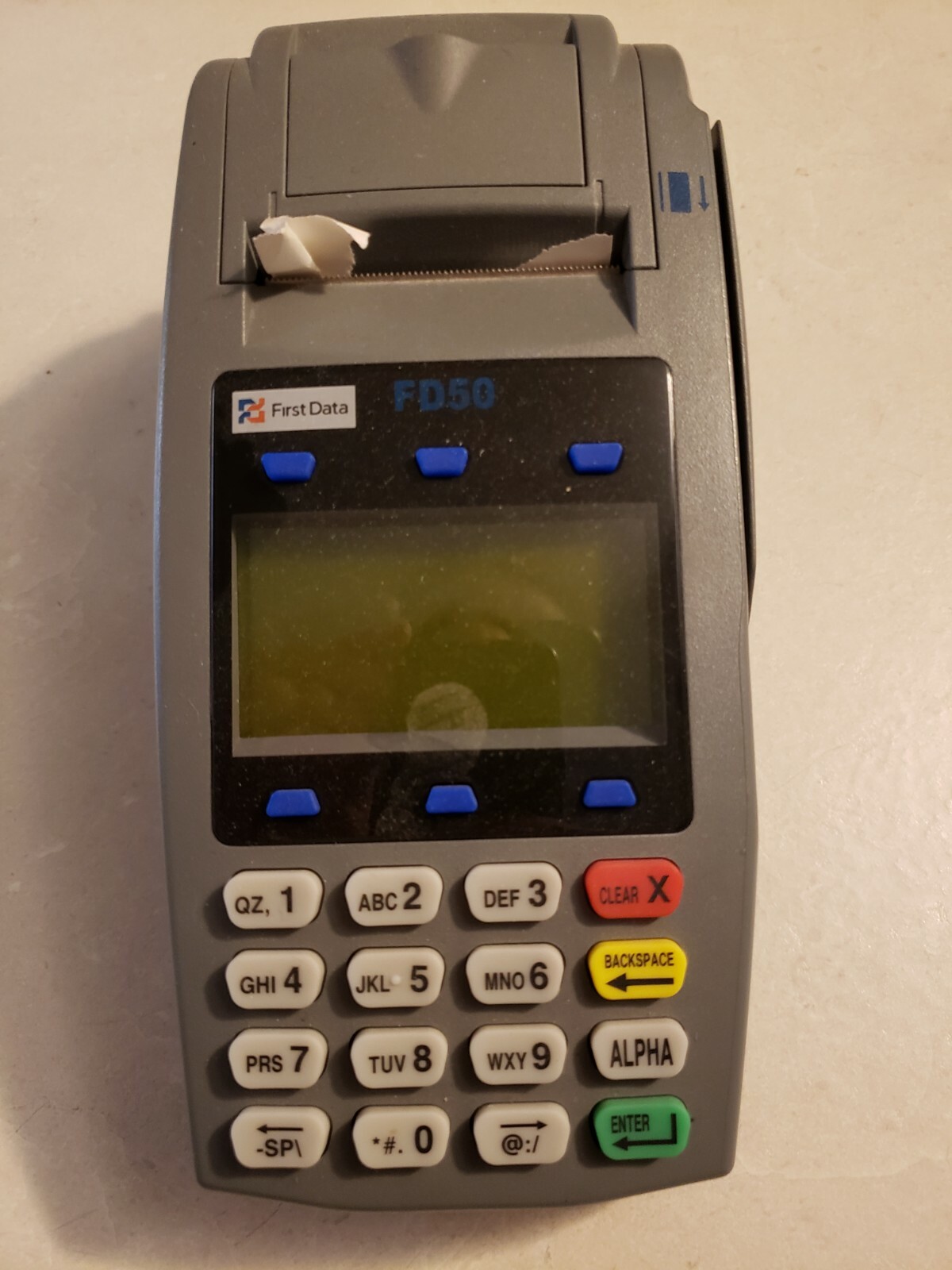 First Data FD50 Terminal Used 100% Working