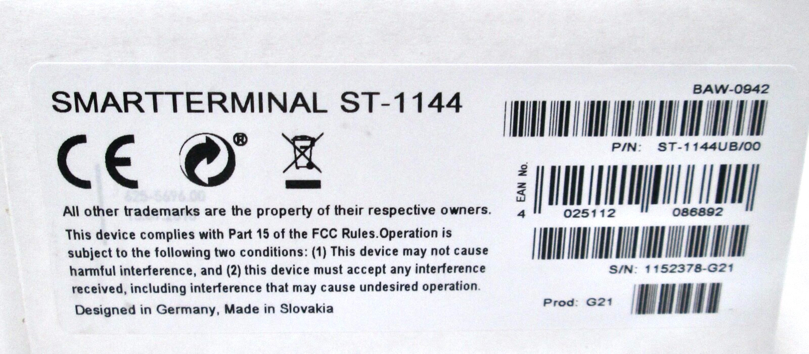 Cherry ST-1144UB USB Smart Credit Card Reader – New Open Box