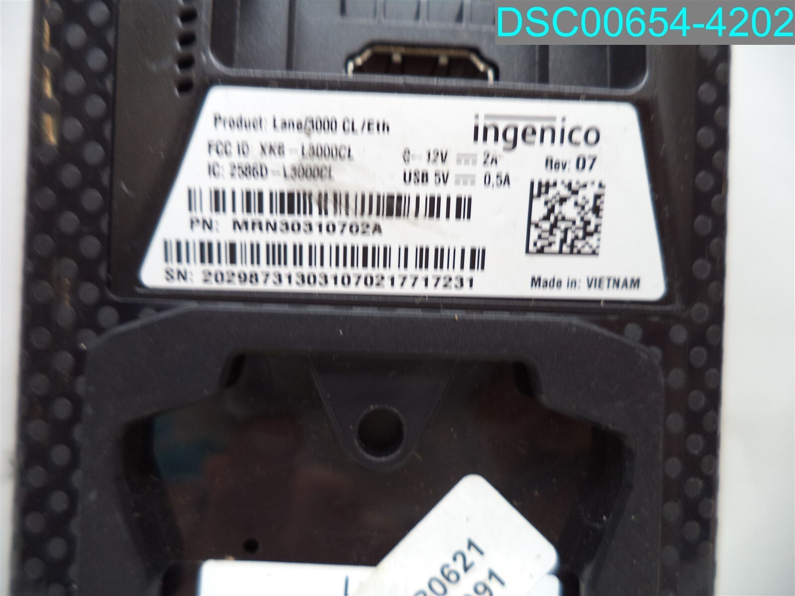 Used Item Ingenico LANE/3000 Credit Card Reader Payment Terminal TRD30110877B