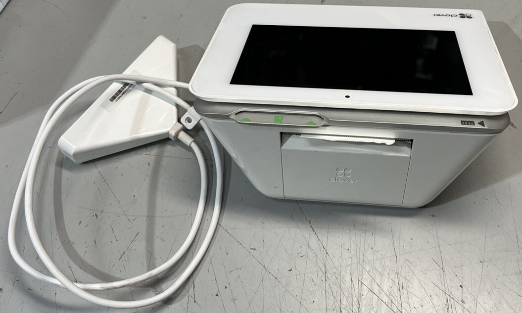 Clover Mini POS System C302U Credit Card Reader Touchscreen Display