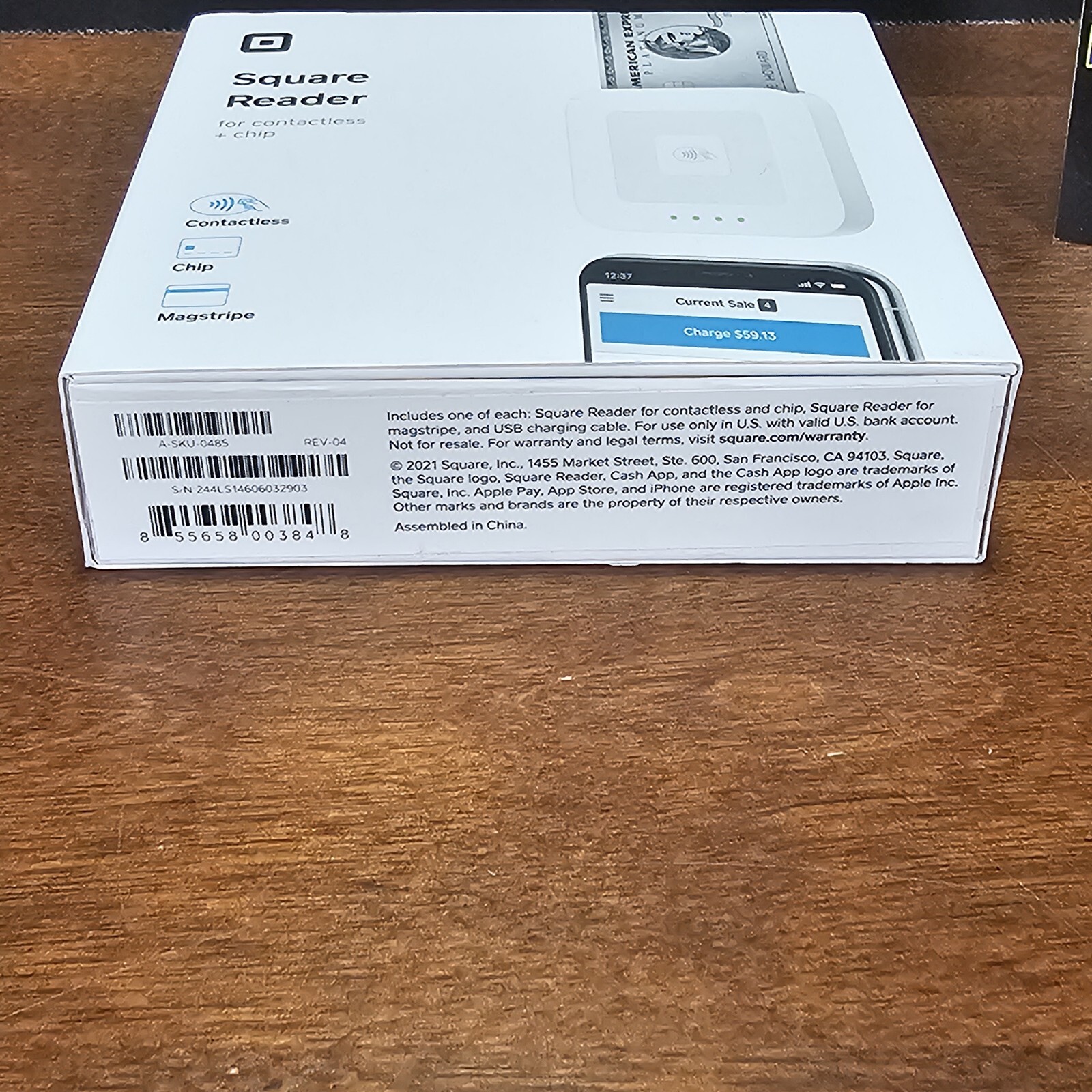 Square Reader For Contactless & Chip A-SKU-0485 – NEW