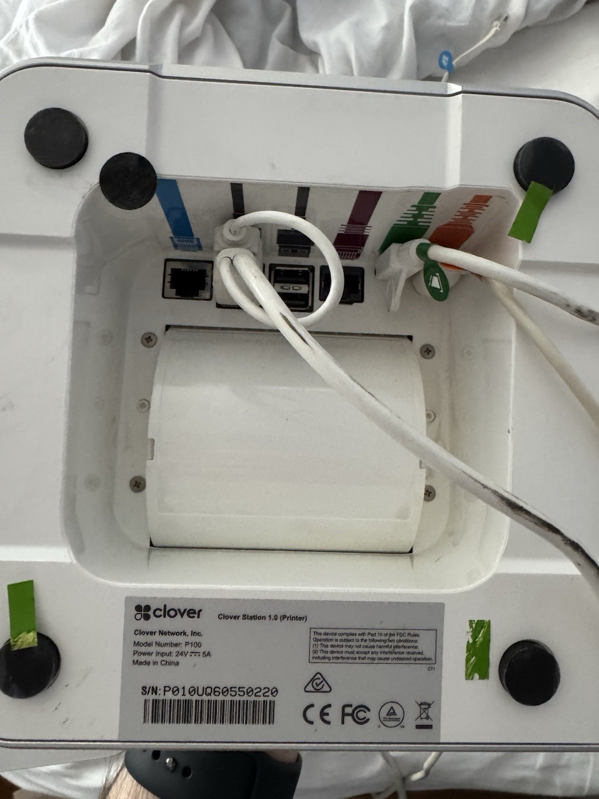 CLOVER POS 1.0 C100 SYSTEM POINT OF SALE STATION – AS IS MERCHANT LOCKED
