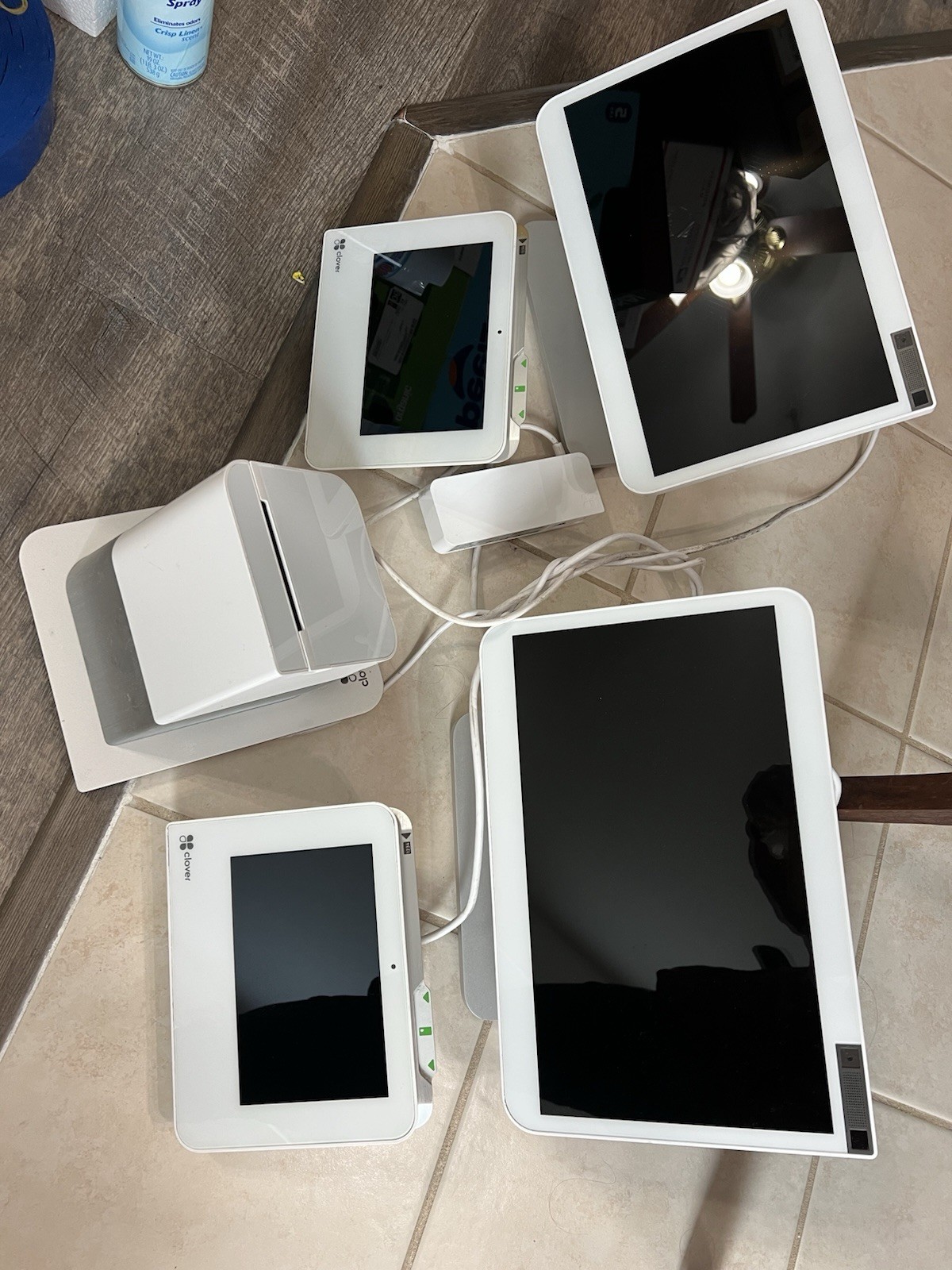 Clover POS System S503 C503 P500 POS Terminal Display Please Read DESCRIPTION.