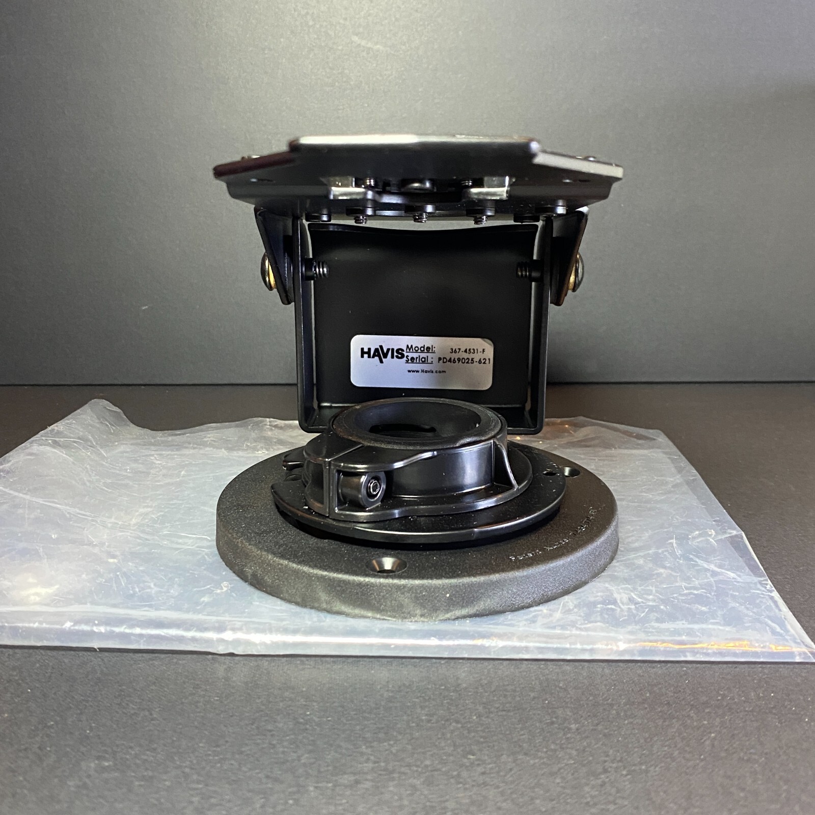 Havis 367-4531 Low Contour Stand 8-90 Degree Center Hole Swivel LAN 7000