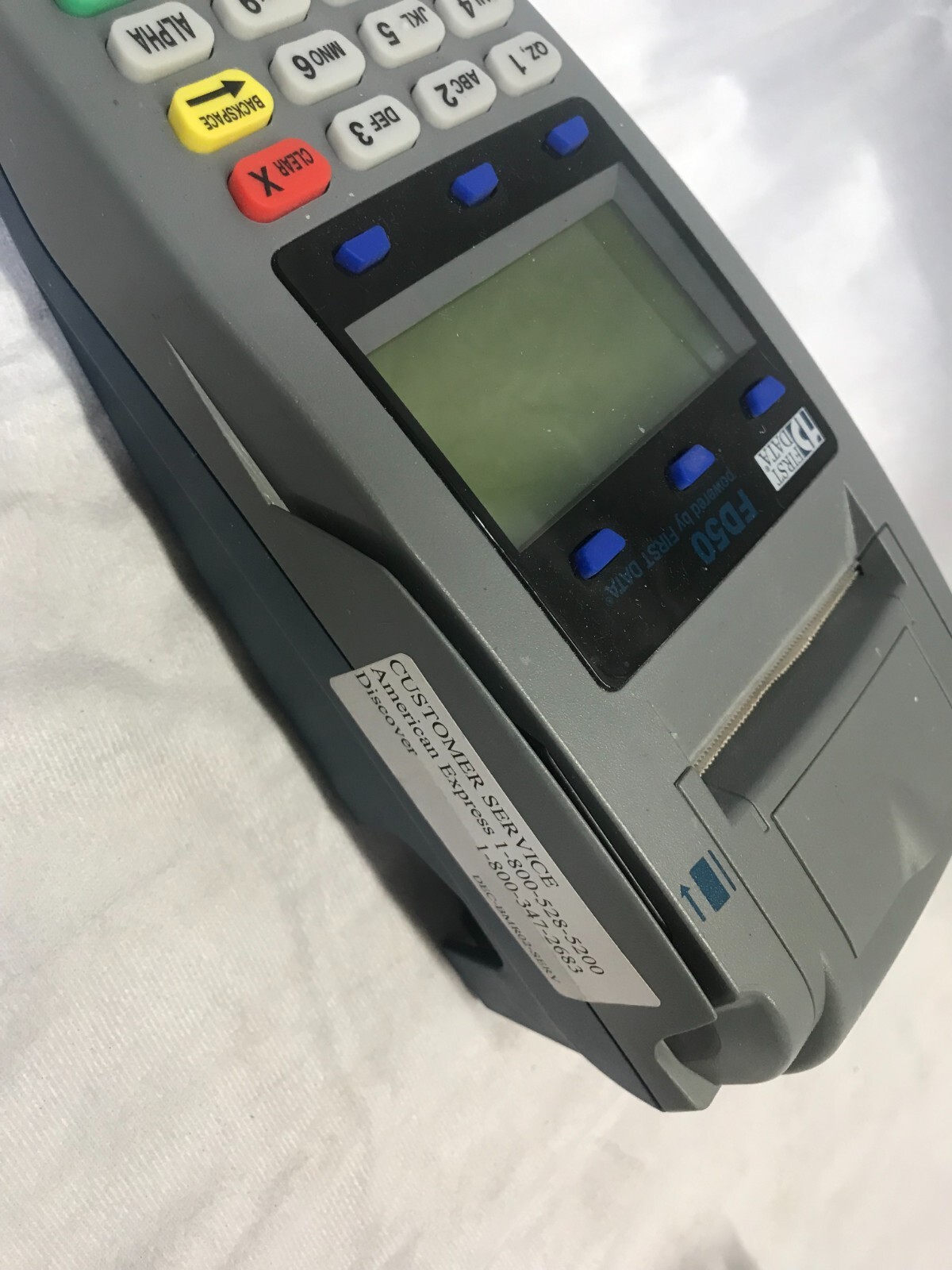First Data FD50 Credit Card Terminal Wired