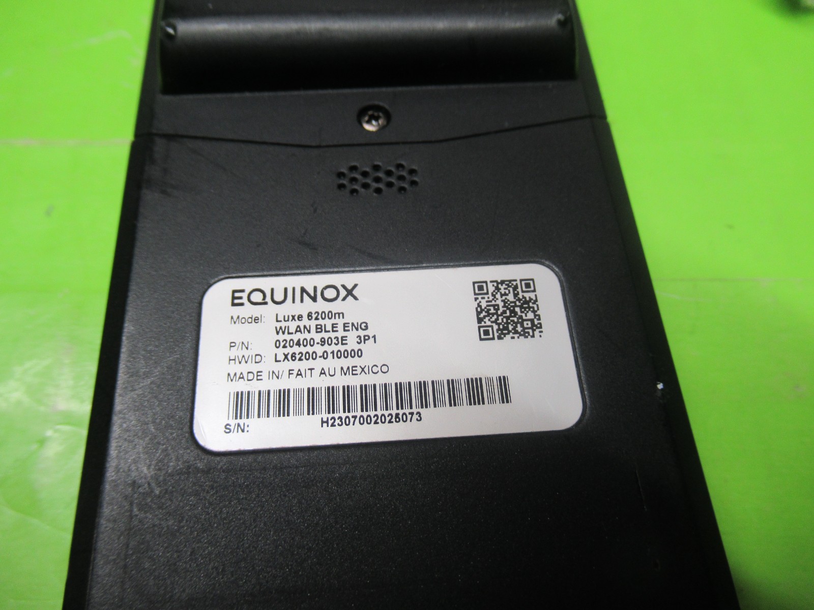 EQUINOX Luxe 6200m WLAN Handheld Credit Card Reader without AC Adapter
