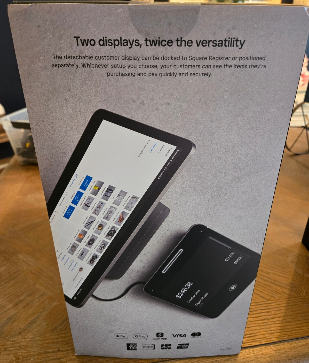 Square Register POS System – Black (A-SKU-0665 – A2)