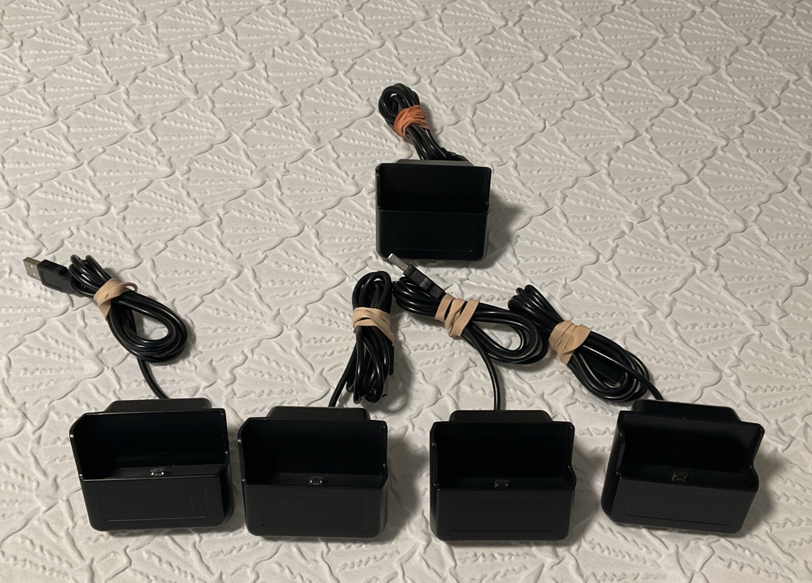 5 units – BBPOS Chipper Card Reader ACS20 Charging Dock Station *TESTED WORKING*