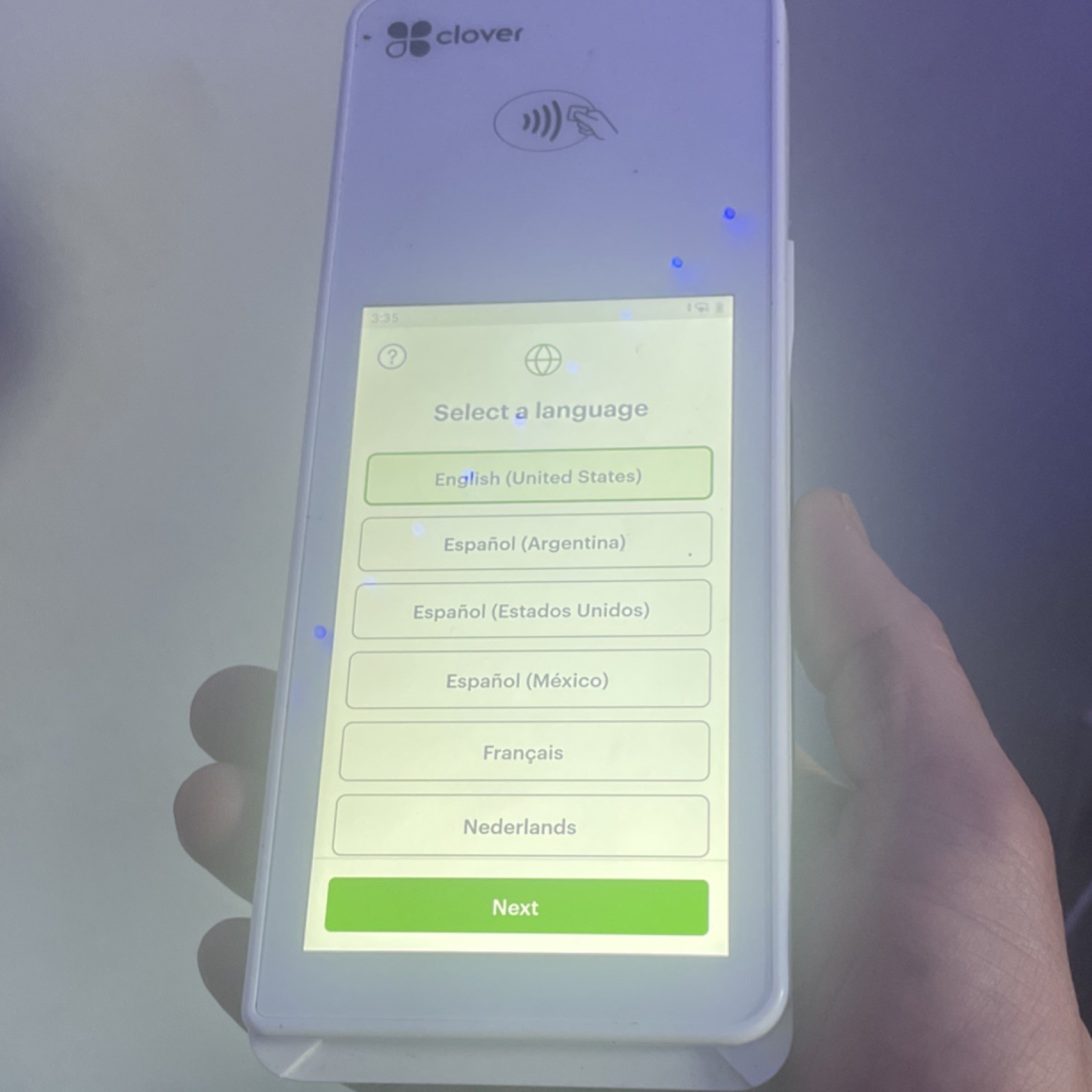 Clover flex 2 credit card terminal