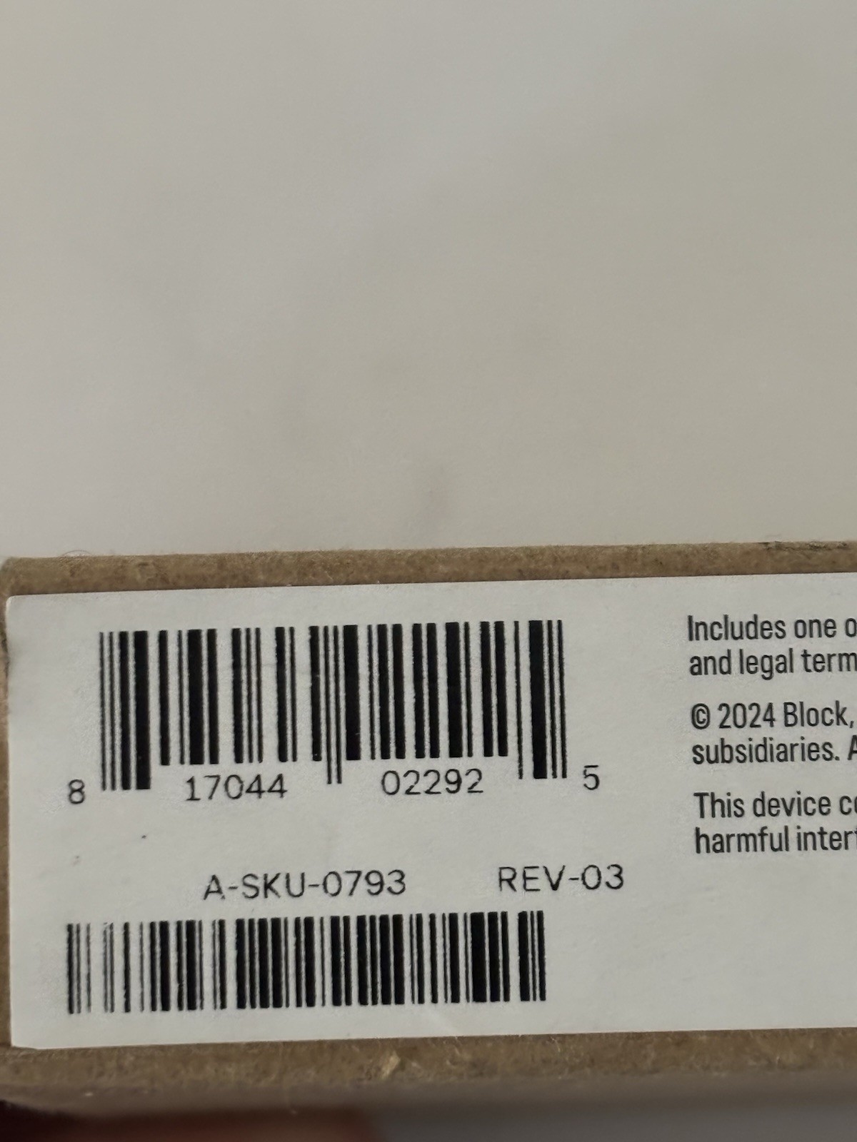 Square Contactless And Chip Card Reader A-SKU-0793
