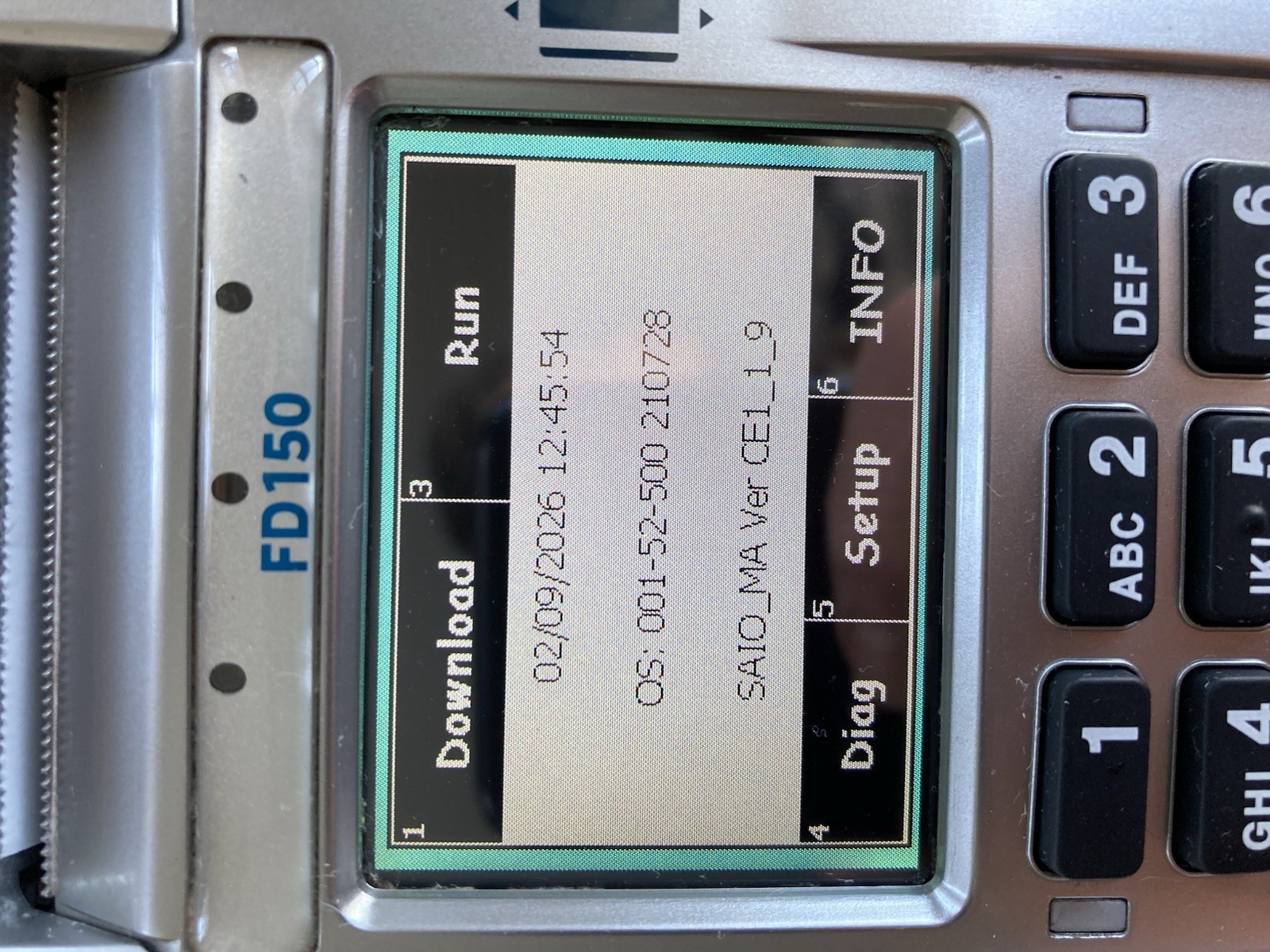 First Data FD150 EMV Contactless Credit Card Terminal Dial/IP WiFi & Power Cord
