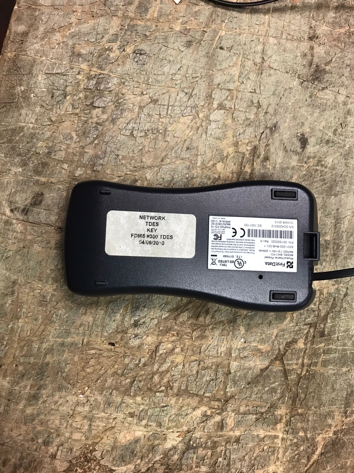 FIRST DATA FD-10C Pin Pad Card Reader POS Terminal 8001-pci