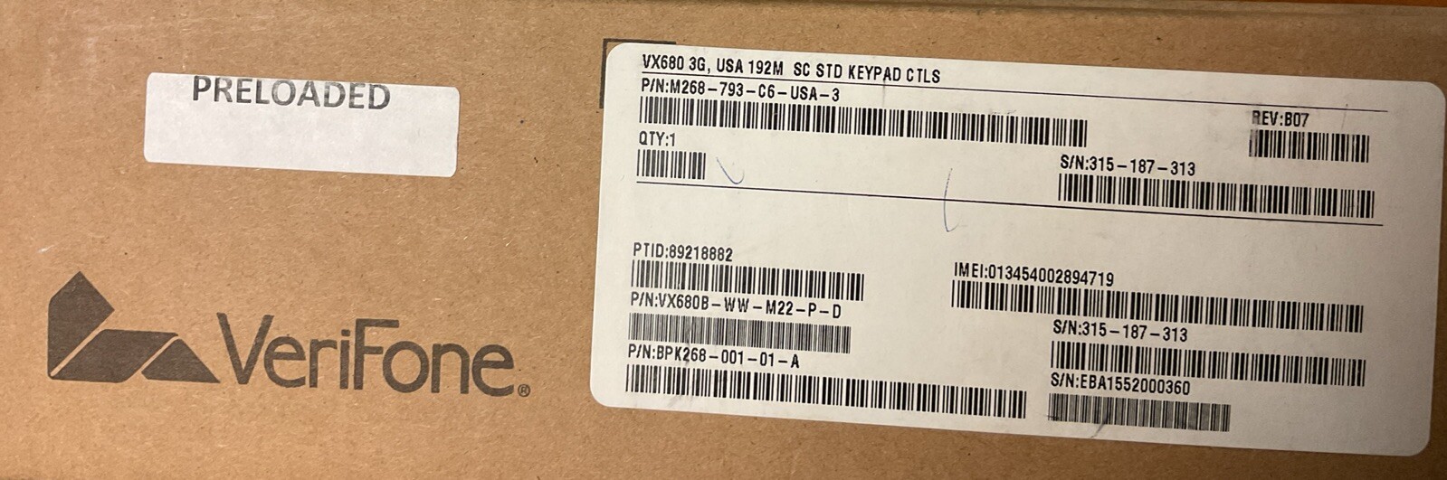 Verifone VX 680 3G Wireless Credit Card Terminal