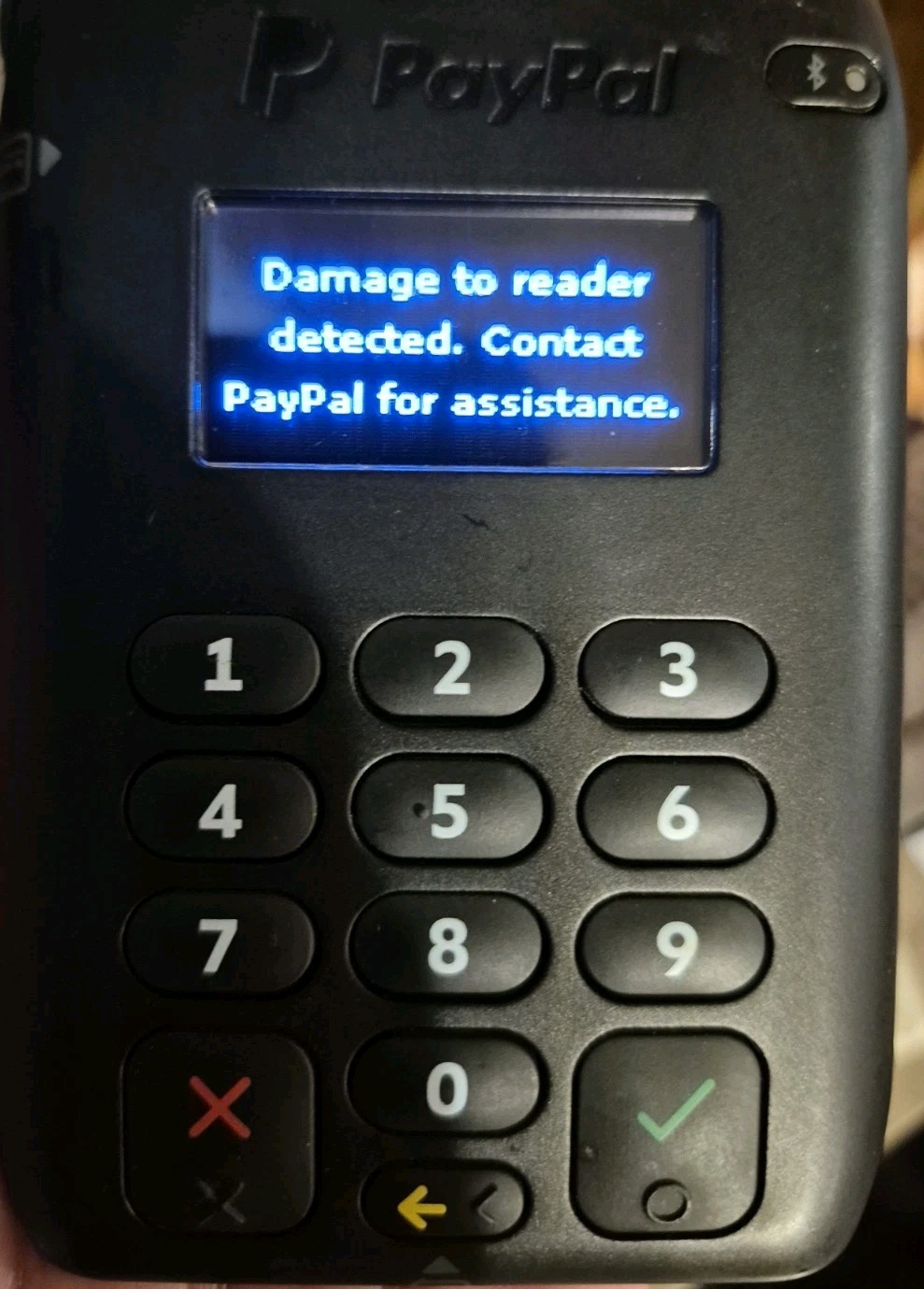 PayPal Chip & Swipe Transaction Credit Card Reader M010-PROD10-V2, Cable, Black
