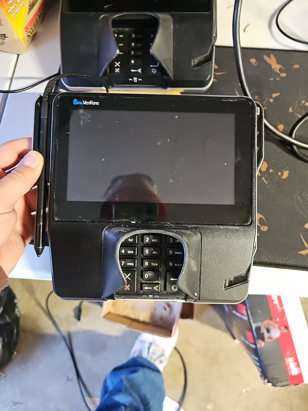 Verifone MX925CTLS Pin-Pad Payment Terminal, with I/O module MX900-04,