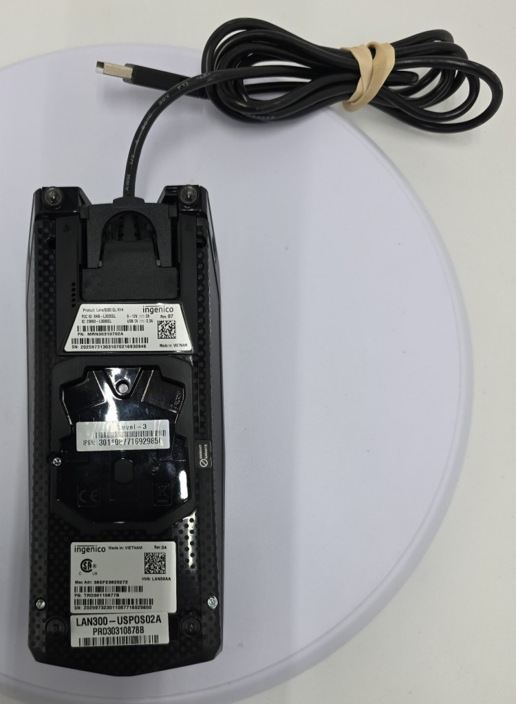 Ingenico LANE 3000 Credit Card Terminal Reader TRD30110877B LAN300-USLLT03A