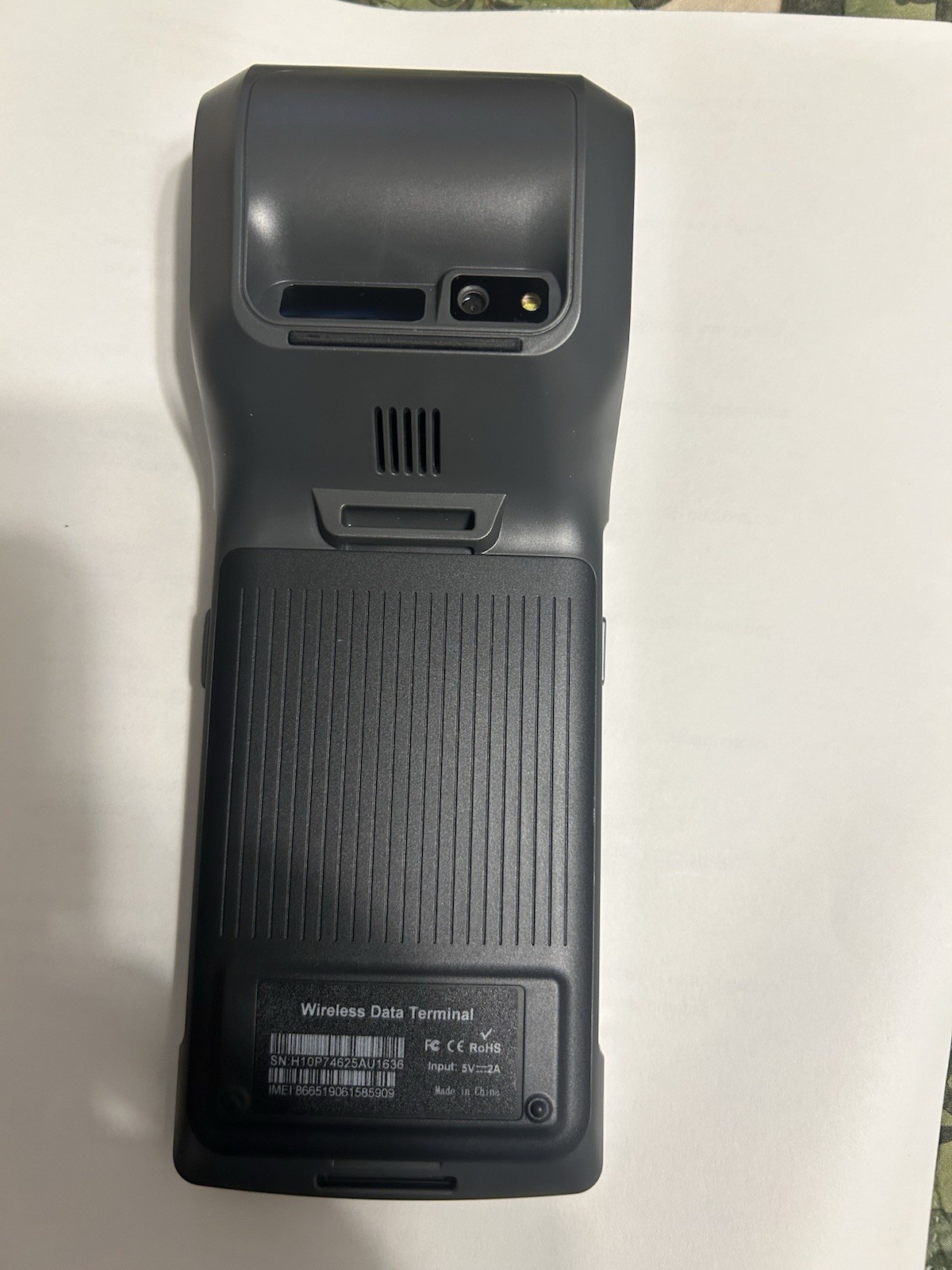 H10P Android POS Terminal with NFC 4g/5g Bluetooth and Built-in Thermal Printer