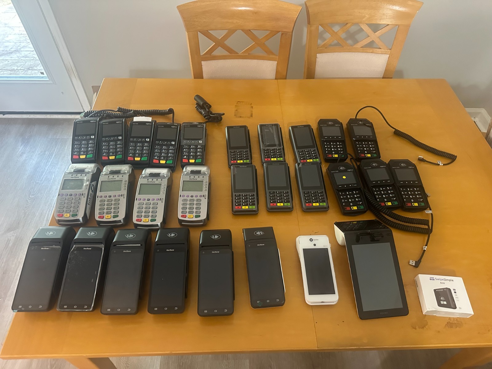 Credit Card Terminals, Ingenico 3500/1500, Verifone T650’s, P400 Pin pads